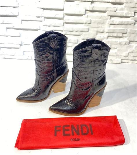 Fendi Boots in 2021 | Fendi boots, Boots, Leather heels