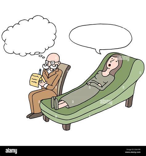 Psychiatrist couch cartoon hi-res stock photography and images - Alamy