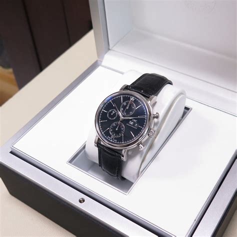 Pre-owned Iwc Portofino Chronograph Stainless Steel On a Strap - Pre ...