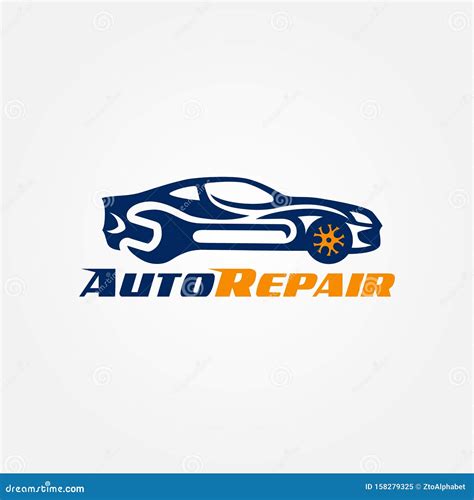 Car Repair Shop Logo Vector Illustration | CartoonDealer.com #221794900