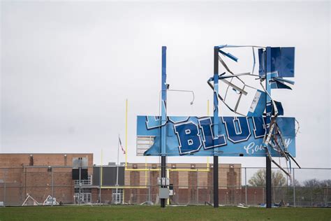 Olentangy Berlin High School athletic facilities damaged in storms