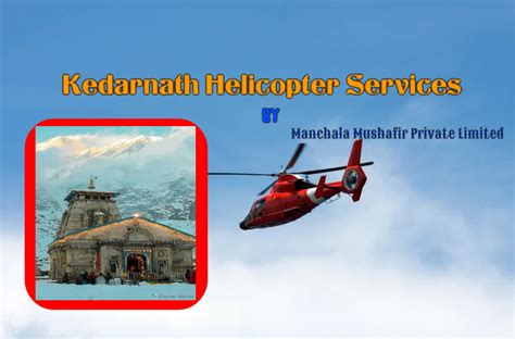 Kedarnath Helicopter Booking Services 2025