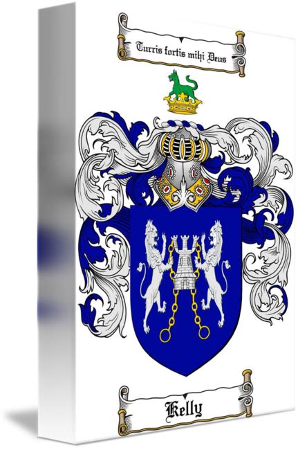 KELLY FAMILY CREST - COAT OF ARMS by Family Crest