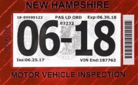 Inspection sticker makeover | New Hampshire | eagletribune.com