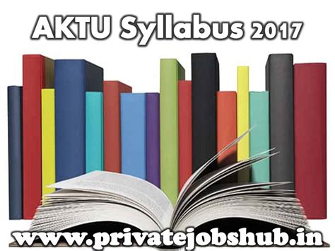 AKTU Syllabus 2017 | Download MBA/MCA/B.Tech/BFA/B.Pharm Courses Syllabus PDF