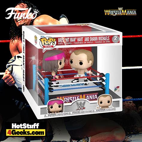 2022 NEW WWW Bret "Hit Man" Hart & Shawn Michaels Funko Pop!