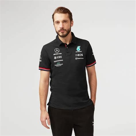 Mercedes AMG Petronas Formula One Team Official Formula Merchandise 2022 Team Polo Clothing ...