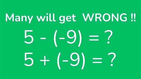 Adding and Subtracting Positive and Negative Numbers - YouTube