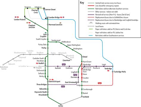 Southern - Services between Uckfield and Hurst Green