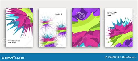 Multi-colored Book Cover Page Design, Creative Abstract Background ...