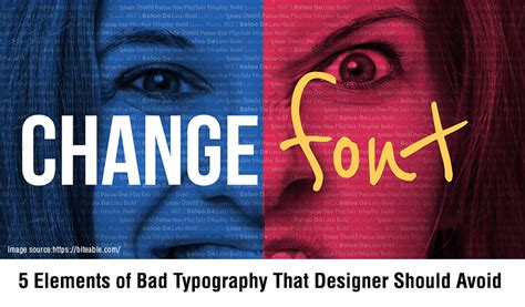 5 Elements of Bad Typography That Designer Should Avoid | CGfrog