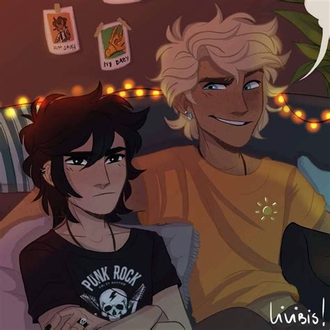 sunshine and shadows — 《Netflix&chill part 2》 | Percy jackson ships, Percy jackson art, Percy ...