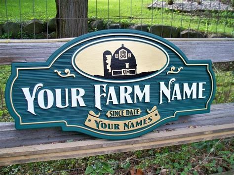 FARM SIGNS | Beautiful Custom Farm Signs...will someday have one for our farm! | Custom farm ...