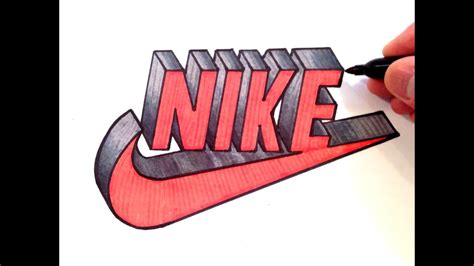 How to Draw Nike Logo in 3D - Best on Youtube - YouTube