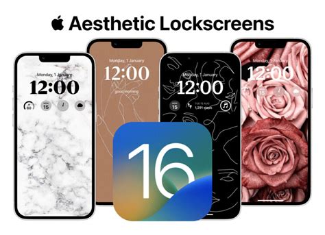 iOS 16 Aesthetic Lock Screen ideas - ScreenKit App