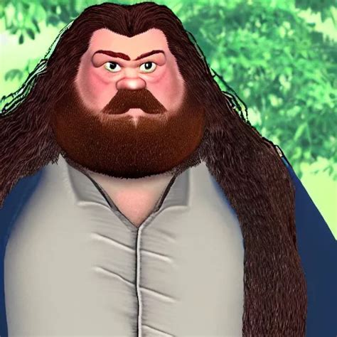 Ps2 graphics of Hagrid | Stable Diffusion