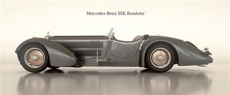 Mercedes SSK Roadster on Behance