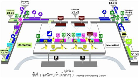 Airport Suvarnabumi Map (BKK) - Printable Terminal Maps, Shops, Food ...