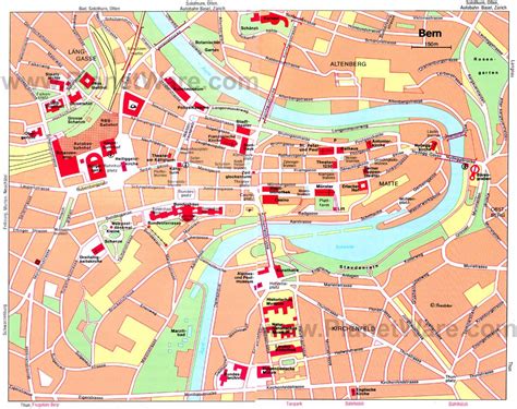 Mapas de Berna - Suíça | MapasBlog