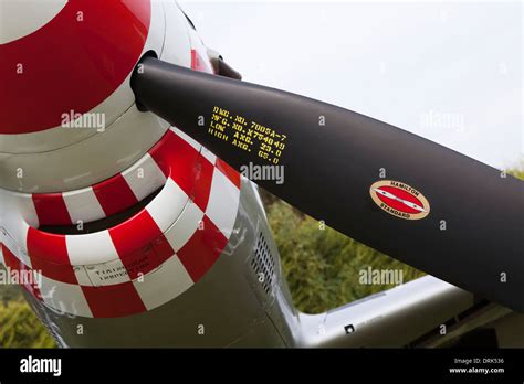 P51D Mustang Flugzeug propeller Stockfoto, Bild: 66189290 - Alamy