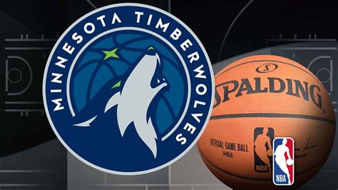 Download Minnesota Timberwolves Logo And Ball Wallpaper | Wallpapers.com