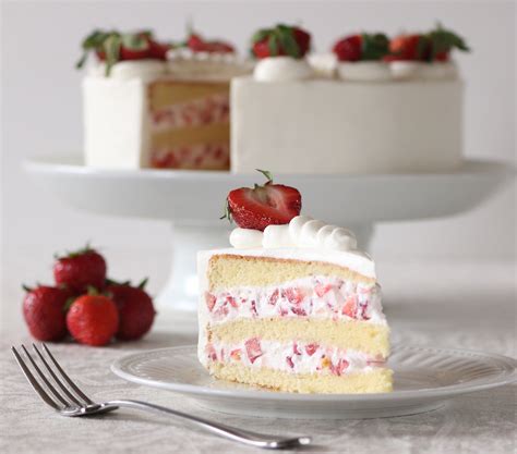 Strawberry Cream Cake – Just One Bite, Please?