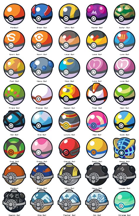 Pokeballs by JamieRose64 on DeviantArt