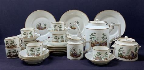 Richard Ginori Porcelain Tea Set