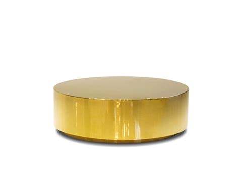 Sphere Round Coffee Table - Gold