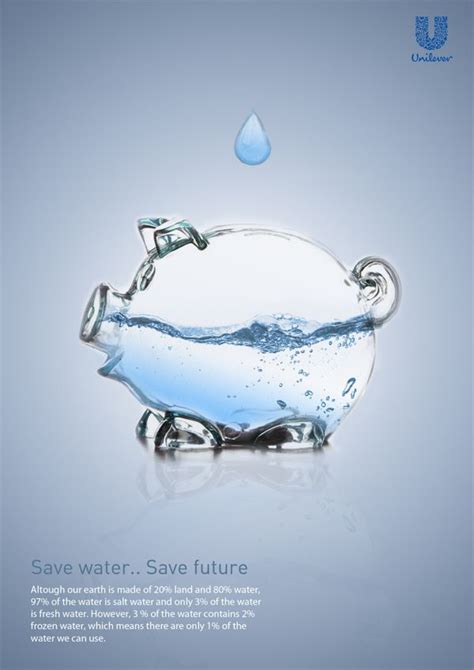 Social Campaign - Save water on Behance | Water poster, Save water, Water