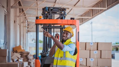 Premium Photo | Portrait team dock workers posing under working and ...