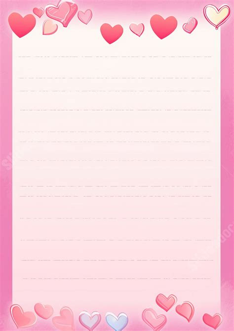 Love Notes Valentine's Day Printable Word Template And Google Docs For Free Download