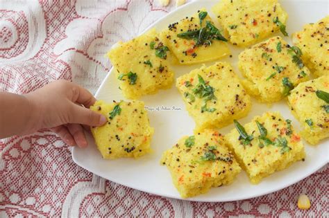 Corn Dhokla Recipe - Instant Sweet Corn & Rava Dhokla - कॉर्न का ढोकला ...