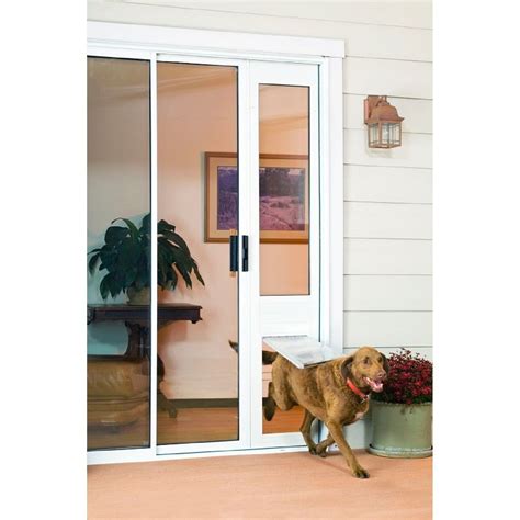 Endura Flap Thermo Panel Extra Large Flap (12w x 23"h) Pet Door for Sliding Glass Doors ...