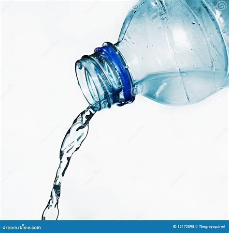 Bottle Of Mineral Water To The Last Drop Stock Photo - Image of healthy, plastic: 12172098