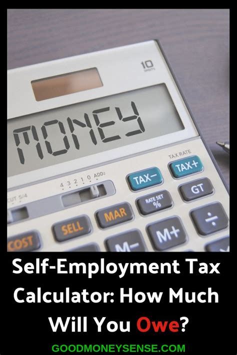 Self-Employment Tax Calculator for 2020 - Good Money Sense