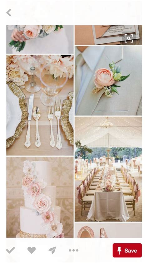 Pin by Andrea on My wedding | Gold wedding colors, Wedding palette, Wedding colors