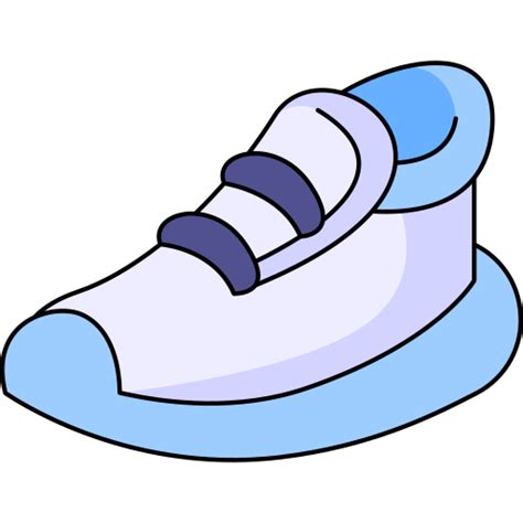 Trainers Generic Thin Outline Color icon