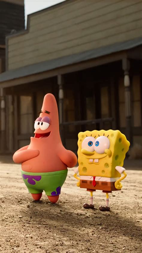 Keanu Reeves, SpongeBob Sponge on the Run, 4k HD Phone Wallpaper | Rare ...