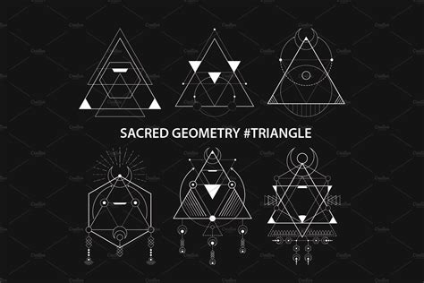 sacred geometry #triangle | Illustrations ~ Creative Market