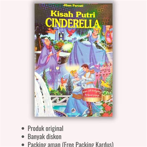 Jual Buku Dongeng Kisah Putri Cinderella/Buku Cerita Anak Bergambar ...