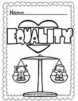 Diversity/Equity Poster & Coloring Page By Sunny sketch template