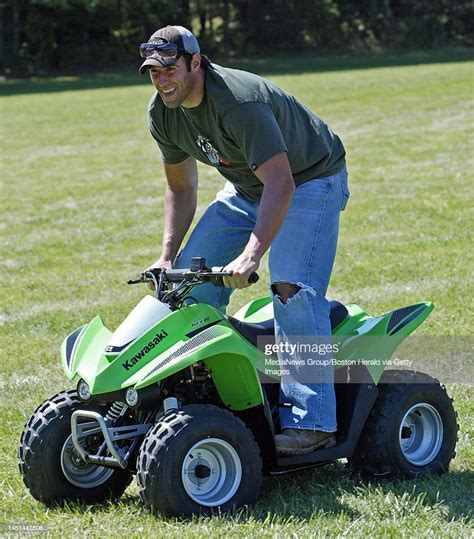 New England Patriots offensive lineman Matt Light holds his Celebrity ...