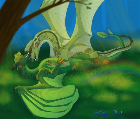 Wings of Fire Sundew & Willow 🥰 | Wings of fire, Wings of fire dragons ...