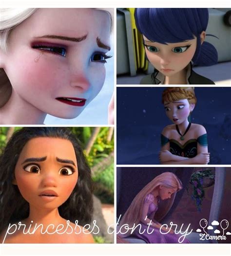 princesses don't cry😥😍 in 2020 | One direction cartoons, Disney funny, Crying