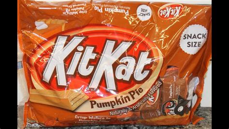 Pumpkin Pie Kit Kat Review - YouTube