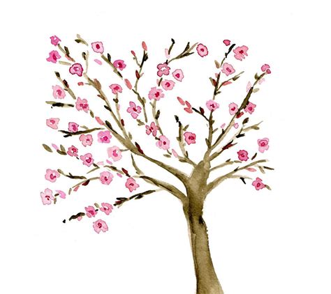 Almond Tree Drawing at GetDrawings | Free download