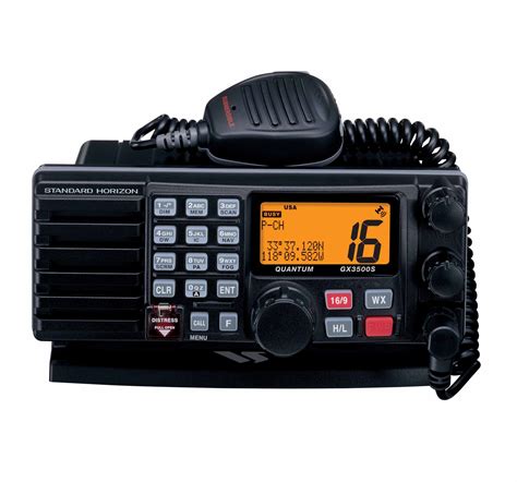 Marine radio - GX3500S - Standard horizon - fixed / VHF / waterproof