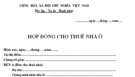 Mẫu hợp đồng thuê nhà ngắn gọn và hợp pháp - Kế toán Lê Ánh - Networks ...