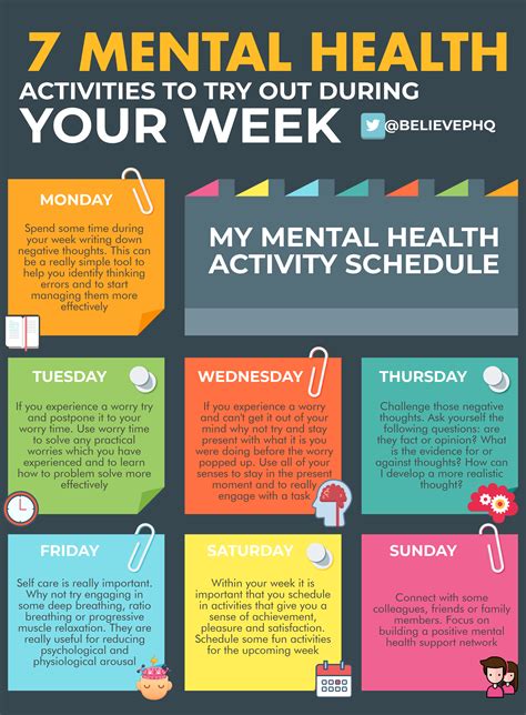 7 mental health activities to try out during the week - BelievePerform ...